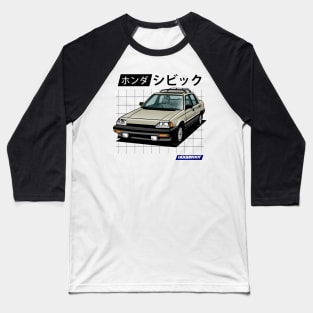 3G CIVIC WONDER SEDAN SB4 Baseball T-Shirt